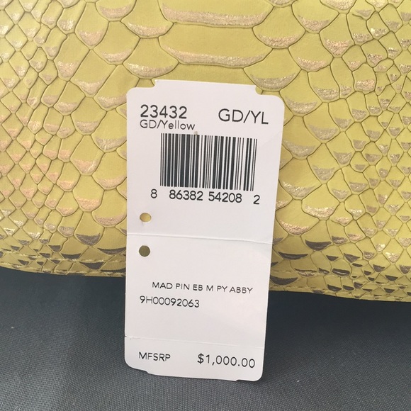 NWT Coach Pinnacle Embossed Metallic Python - Picture 6 of 6